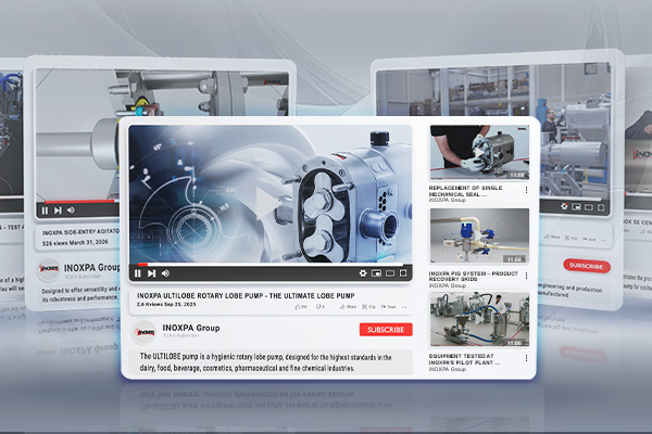 Canal YouTube de INOXPA: conocimientos técnicos y soluciones industriales 