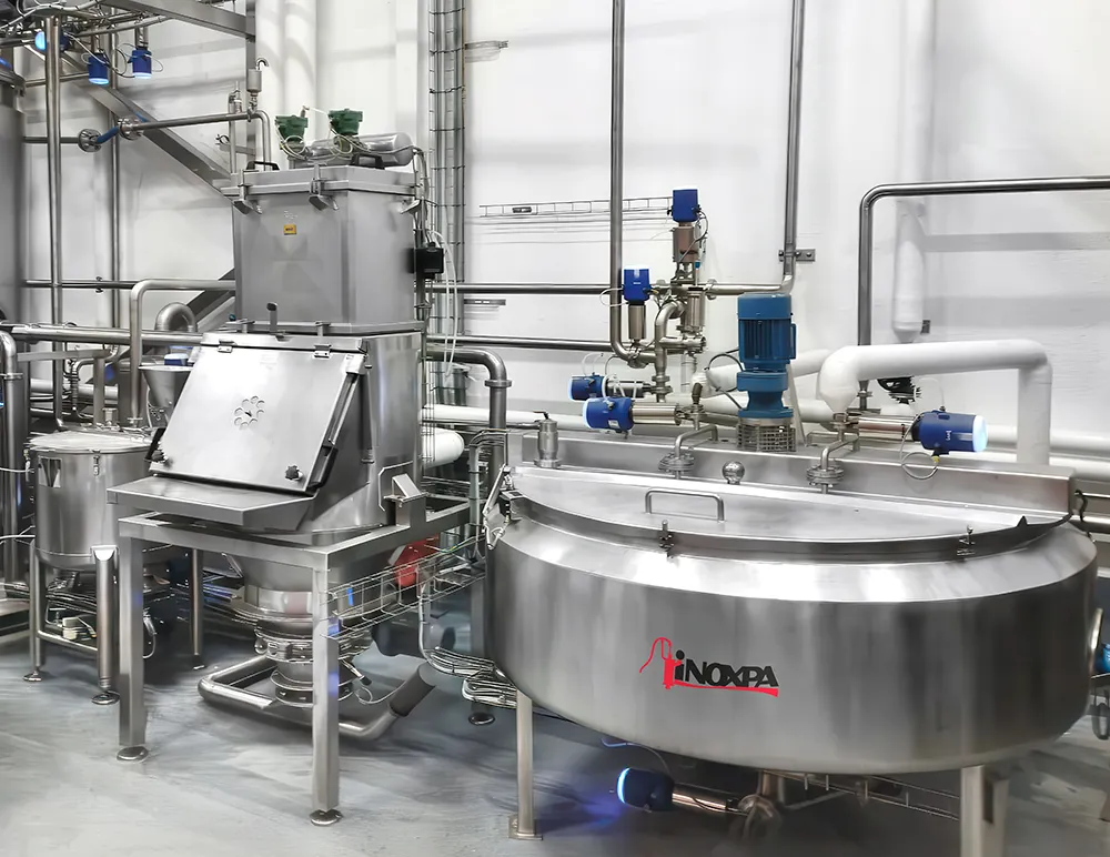 Producción de coberturas y siropes para helados