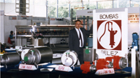 Candi Granés funda INOXPA a partir de la empresa Bombas Félez, dedicada a la fabricación de bombas de agua.